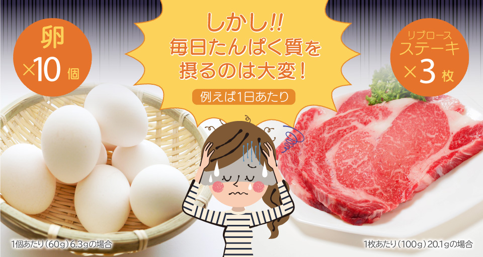 毎日たんぱく質をとるのは